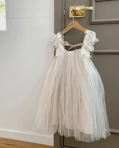 2022-2 sample sale (교환.반품X) 로로 키즈 레이스 리프 드레스 (아이) 76000-39000